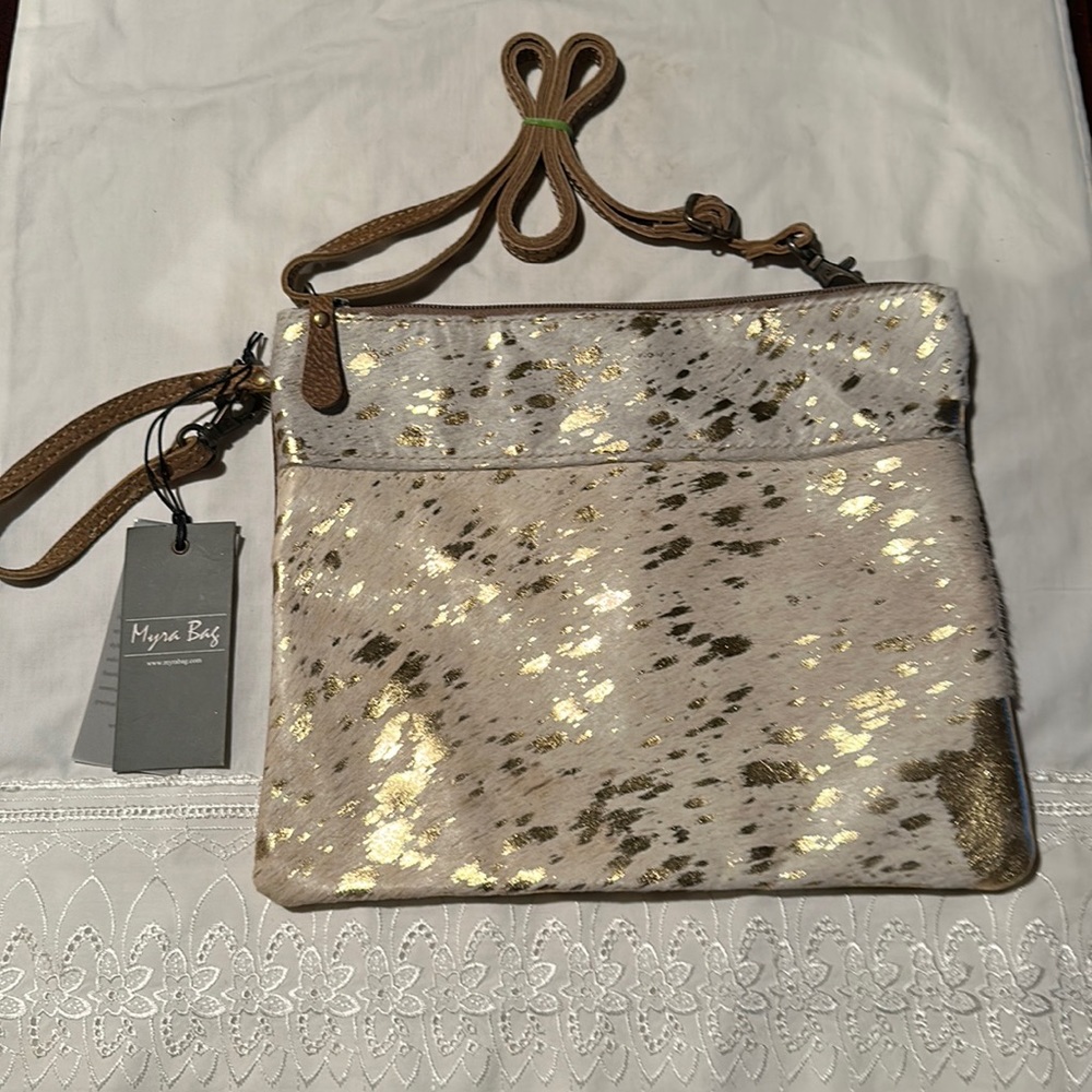 Myra Cowhide Crossbody